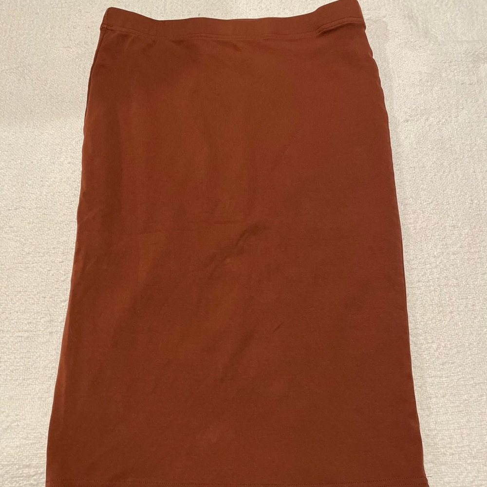 Burnt Orange pencil Skirt